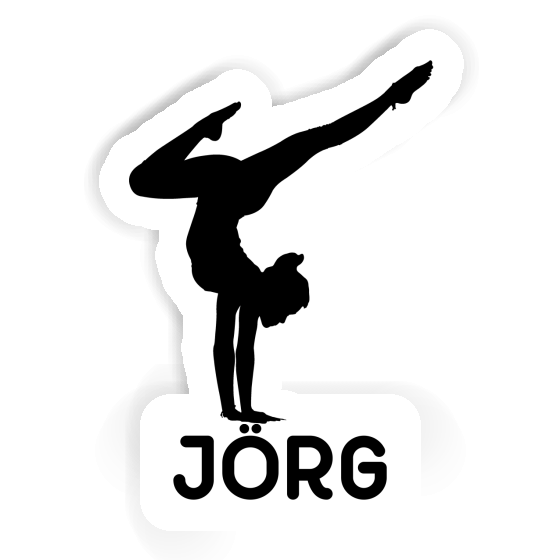 Aufkleber Jörg Yoga-Frau Gift package Image
