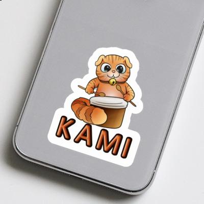 Sticker Drummer Cat Kami Sticker Drummer Cat Kami Image