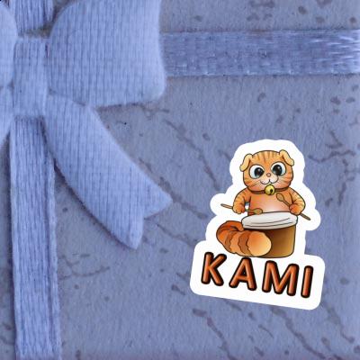 Sticker Drummer Cat Kami Notebook Sticker Drummer Cat Kami Notebook Image