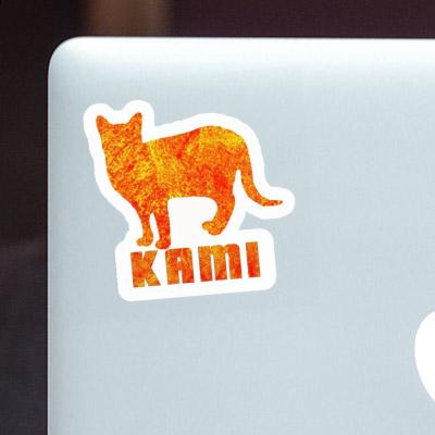 Autocollant Chat Kami Laptop Autocollant Chat Kami Laptop Image