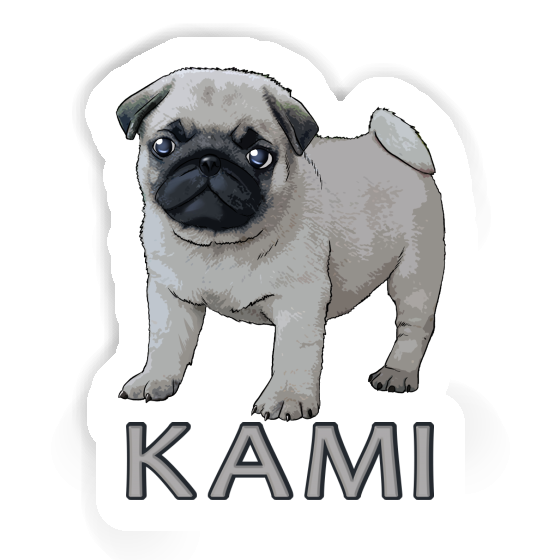 Sticker Pug Kami Notebook Sticker Pug Kami Gift package Image