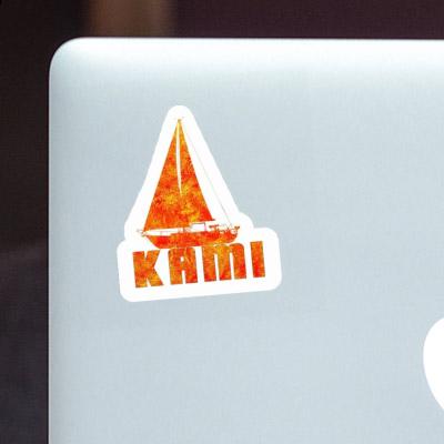 Sailboat Sticker Kami Notebook Sailboat Sticker Kami Gift package Image