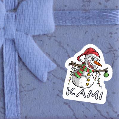 Sticker Kami Snowman Notebook Image