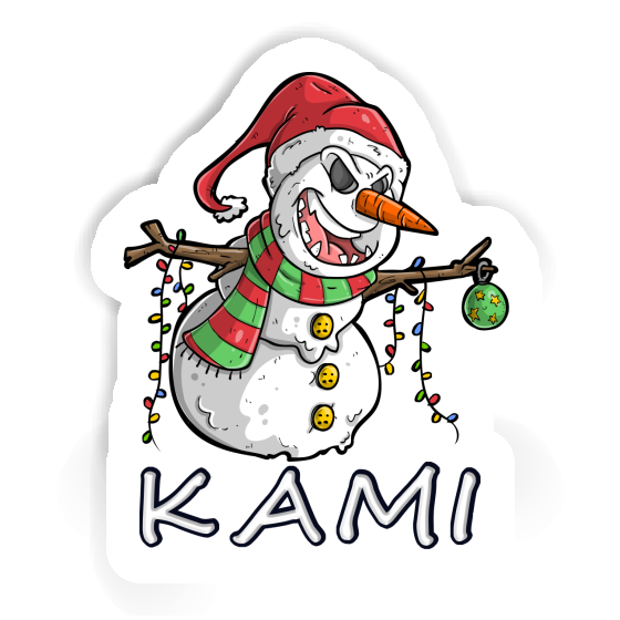 Sticker Kami Snowman Image