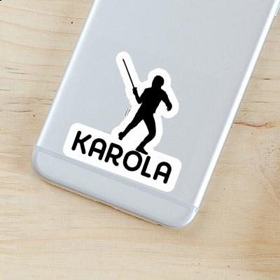 Karola Sticker Fencer Notebook Karola Sticker Fencer Gift package Image