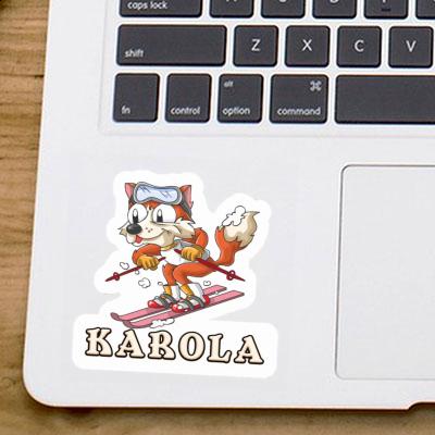 Karola Autocollant Skieur Karola Autocollant Skieur Image