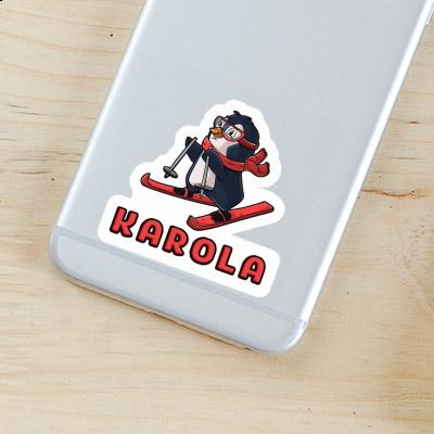 Karola Sticker Skier Notebook Karola Sticker Skier Gift package Image
