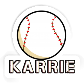 Baseball Sticker Karrie Image