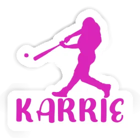 Sticker Baseball Player Karrie Image