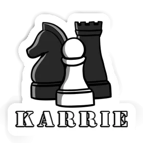 Sticker Karrie Schachfigur Image