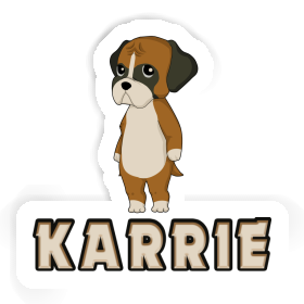 Sticker German Boxer Karrie Image