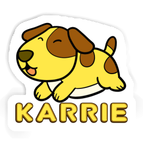 Dog Sticker Karrie Image