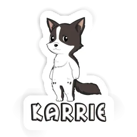 Border Collie Sticker Karrie Image