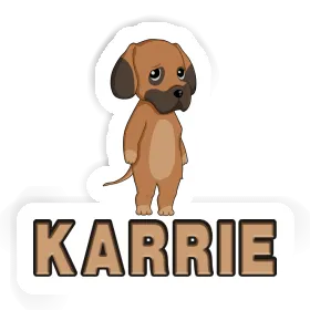 Dogue allemand Autocollant Karrie Image