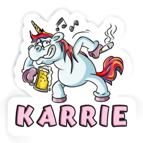 Karrie Autocollant Licorne Image