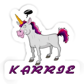 Sticker Angry Unicorn Karrie Image