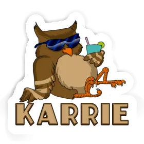 Sticker Karrie Cool Owl Image