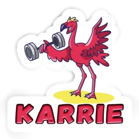 Weight Lifter Sticker Karrie Image