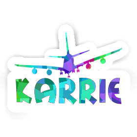 Karrie Sticker Airplane Image