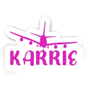 Karrie Sticker Airplane Image