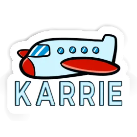 Sticker Airplane Karrie Image