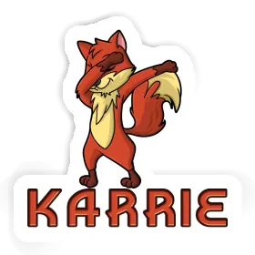 Dabbing Fox Sticker Karrie Image