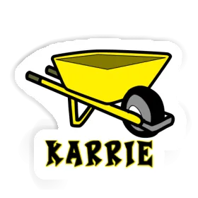 Karrie Sticker Wheelbarrow Image