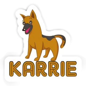 Aufkleber Karrie Schäferhund Image