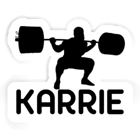 Karrie Sticker Weightlifter Image