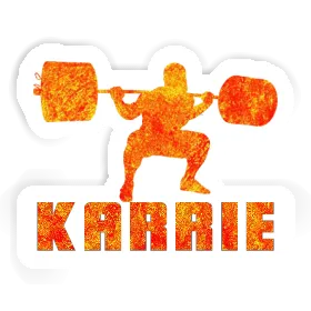 Sticker Weightlifter Karrie Image