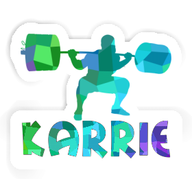 Karrie Sticker Weightlifter Image