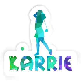 Karrie Sticker Golfer Image