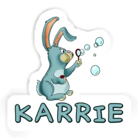 Soap Bubbles Rabbit Sticker Karrie Image