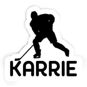 Karrie Sticker Eishockeyspieler Image