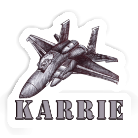 Sticker Karrie Plane Image