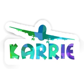 Airplane Sticker Karrie Image