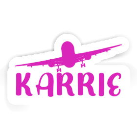 Sticker Karrie Flugzeug Image