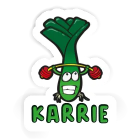 Karrie Sticker Weight Lifter Image