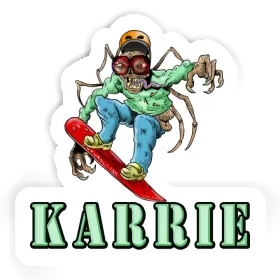 Sticker Karrie Snowboarder Image