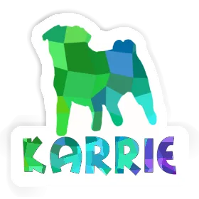 Pug Sticker Karrie Image