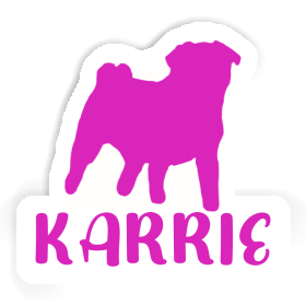 Pug Sticker Karrie Image