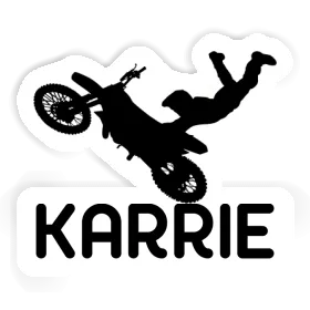 Autocollant Karrie Motocrossiste Image