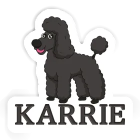 Pudel Sticker Karrie Image