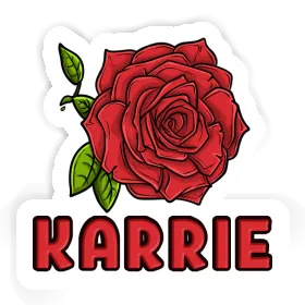 Karrie Aufkleber Rosenblüte Image