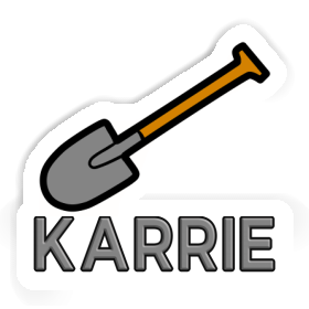 Schaufel Sticker Karrie Image