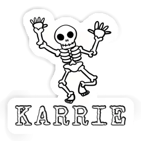 Skull Sticker Karrie Image