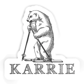 Sticker Skier Karrie Image