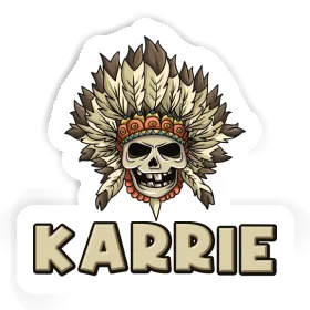 Totenkopf Aufkleber Karrie Image