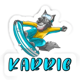 Sticker Karrie Boarder Image