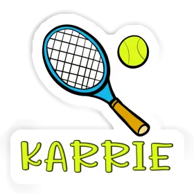 Karrie Aufkleber Tennisschläger Image